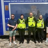 Lifeboats, Police and Lifeguard Team together in Skegness