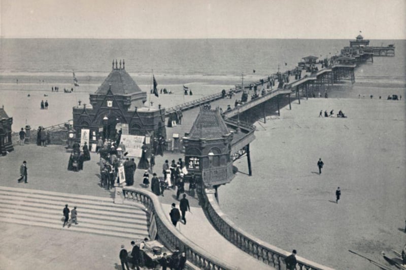 Skegness Pier at the turn of the 20th Century.