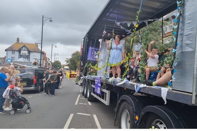 Children loved seeing their favourite characters on floats in the carnival.