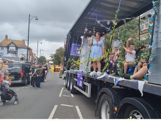 Children loved seeing their favourite characters on floats in the carnival.