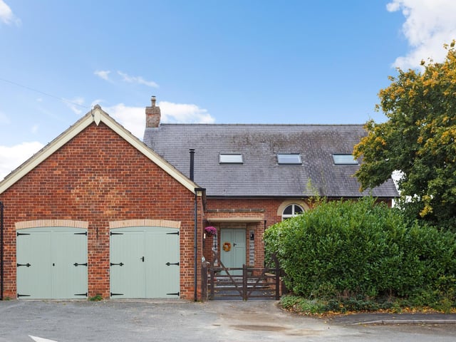 The front of the home.