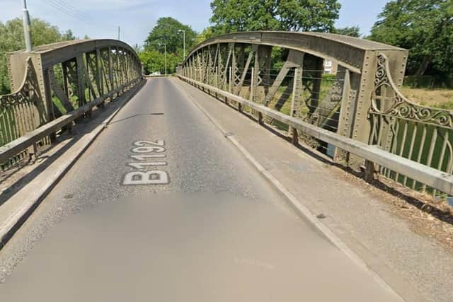 Langrick Bridge, which spans the River Witham. Photo: Google Maps