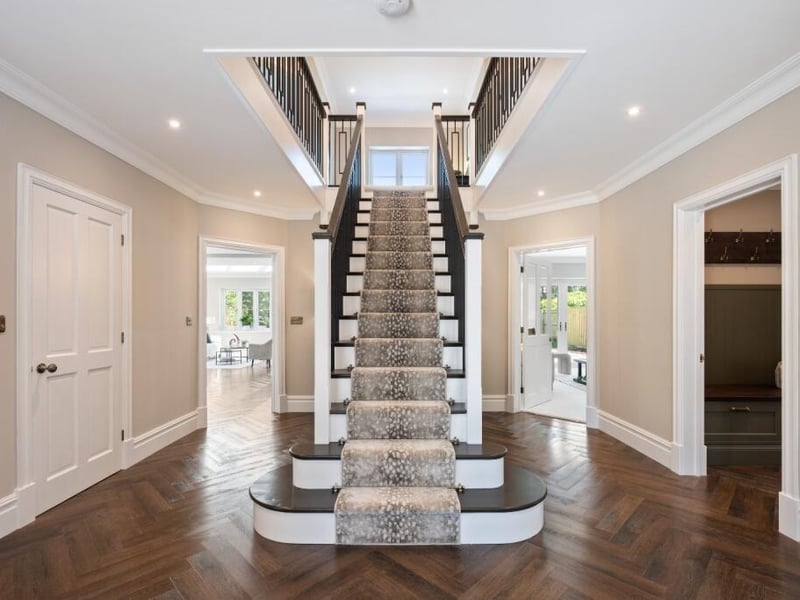 The central staircase.