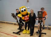From left: Aron Coy, Bee Active, Chloe Altham Moss and Coun Stephen Bunney