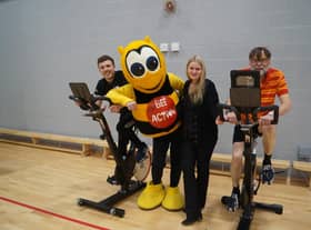 From left: Aron Coy, Bee Active, Chloe Altham Moss and Coun Stephen Bunney