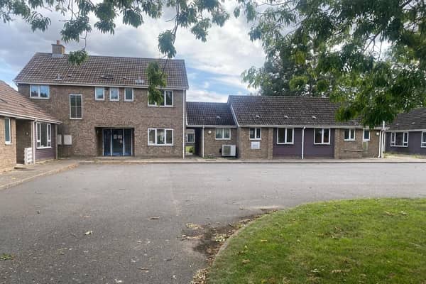 The former Benson Court retirement complex in Utterby, near Louth.