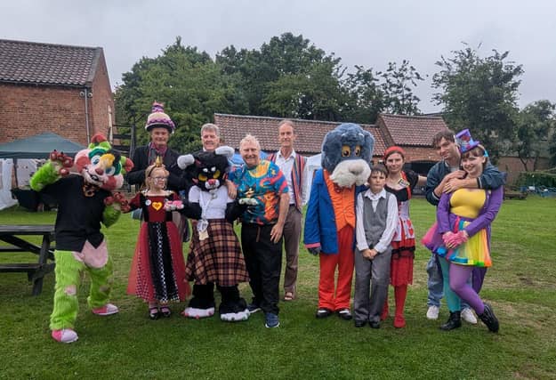 Some of the Performers and Special Guests getting ready for A busy weekend of Alice Fun