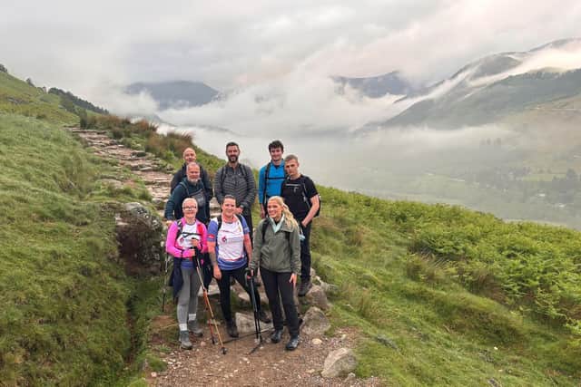 The team completed the Three Peaks Challenge to raise funds for Lincs and Notts Air Ambulance