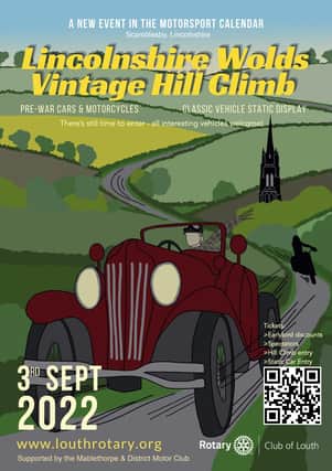 Louth Rotary's Vintage Hill Climb event.