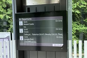 The new screens have now been installed at Lincolnshire railway stations.