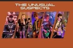 The Unusual Suspects are appearing at Hatters in Skegness.