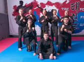 Kendojo students with chief instructor Paul Marshall (back centre).