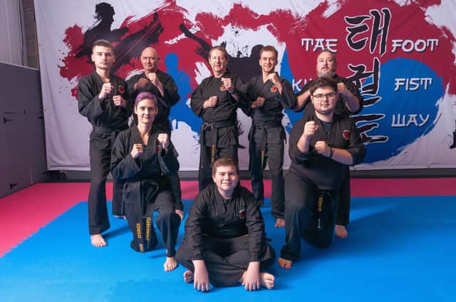 Kendojo students with chief instructor Paul Marshall (back centre).