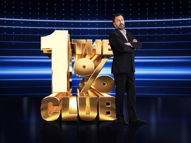 Lee Mack,  host of The 1% Club. Photo:  (C) ITV/Magnum Media