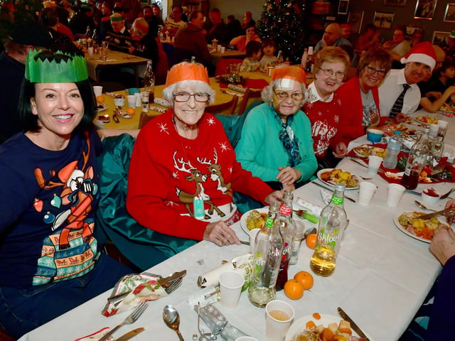 Out and about are (from left) Jackie Whetton, Freda Sylvester, Caroline Morris, Jean Sweeny, Michelle Tonglett and Christopher Sweeney of Syne Hills Care Home.