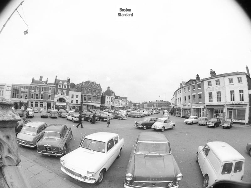 The Market Place from near the Herbert Ingram Memorial.