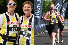Jo, Fran and a fast finishing Dianne at Rutland.