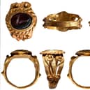 A Roman gold finger ring found near Bassingham. Photo: British Museum Portable Antiquities Scheme