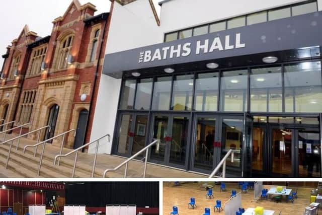 The Baths Hall in Scunthorpe will be opening as a large vaccination centre