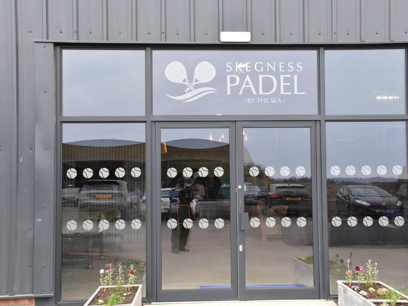 The entrance to Skegness Padel.