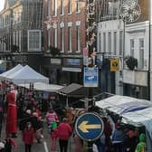 Horncastle's Christmas market, pictured a few years ago, had to be cancelled because of the weather at the weekend, but the organisers say it will be back, bigger and better, in 2025.