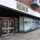 Outside Rebos, in Strait Bargate, Boston.