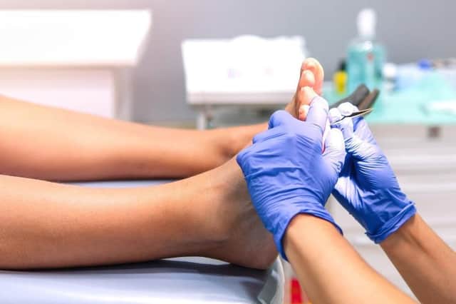 Podiatry is among the services provided by Lincolnshire Community Health Services NHS Trust. Library image