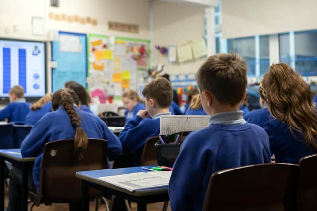 School children during a Year 5 class at a primary school in Yorkshire. PA Photo. Picture date: Wednesday November 27, 2019. Photo credit should read: Danny Lawson/PA Wire
