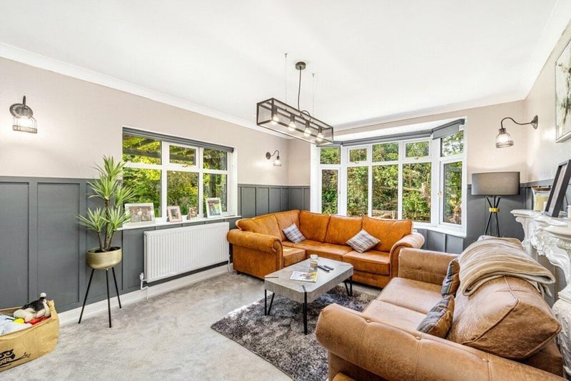The living room.