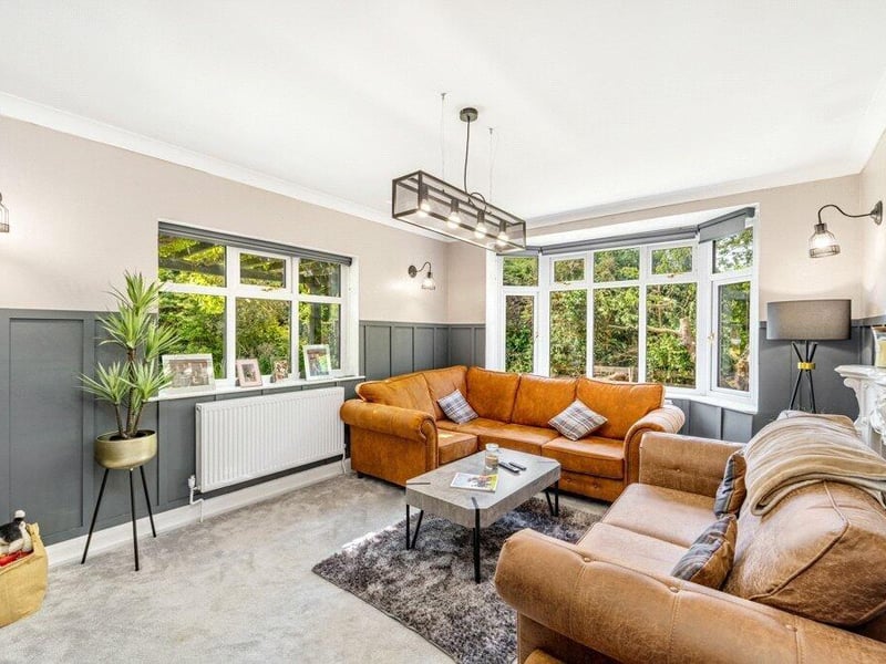 The living room.