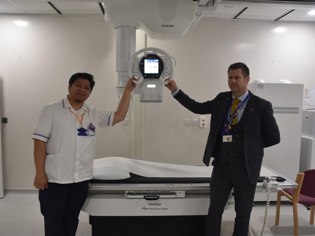 Staff were on hand to show visitors the latest equipment that has been installed.