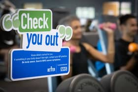 New stickers remind gym-goers to check their body for changes