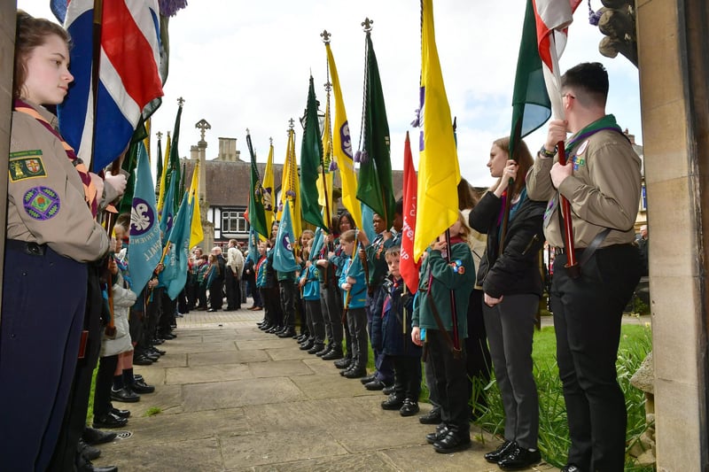 St George's Day parade in Sleaford.