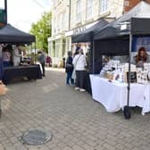 Millstream Square market event in Sleaford on Saturday.