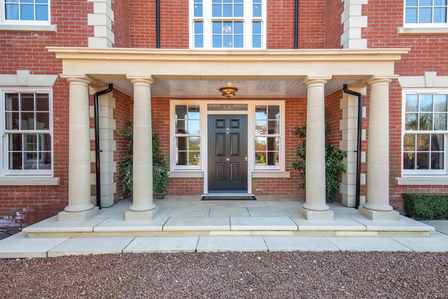 The front entrance.