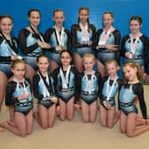 National Invitational Code Breakers award winners from Sleaford Gymnastics Club.