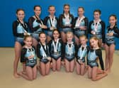 National Invitational Code Breakers award winners from Sleaford Gymnastics Club.