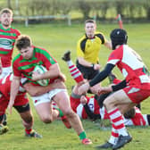 Action from Market Rasen & Louth's win over Nuneaton. Photo submitted.