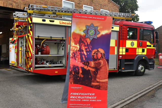 Horncastle Fire Station's open day.