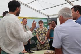 MP Victoria Atkins with Conservative Party leader Kemi Badenoch at the Lincolnshire Show.