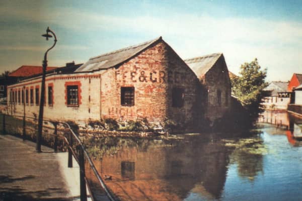 An image of the former Lea & Green factory in Sleaford. (Image: Sleaford Museum)
