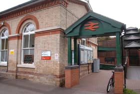 Gainsborough Lea Road Station is among those the county council hope to improve