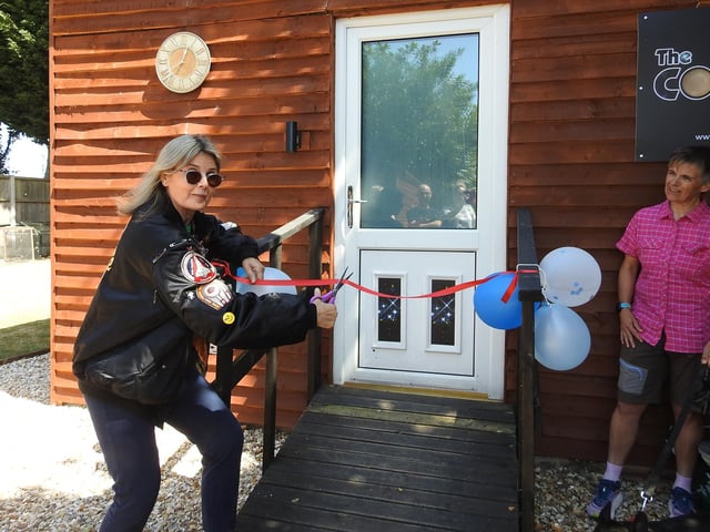 Actress Sophie Aldred officially opens The Console Room.