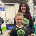 Paige with Rocket Dog and Jacqui the director from Dogs4Wildlife earlier this year at Crufts
