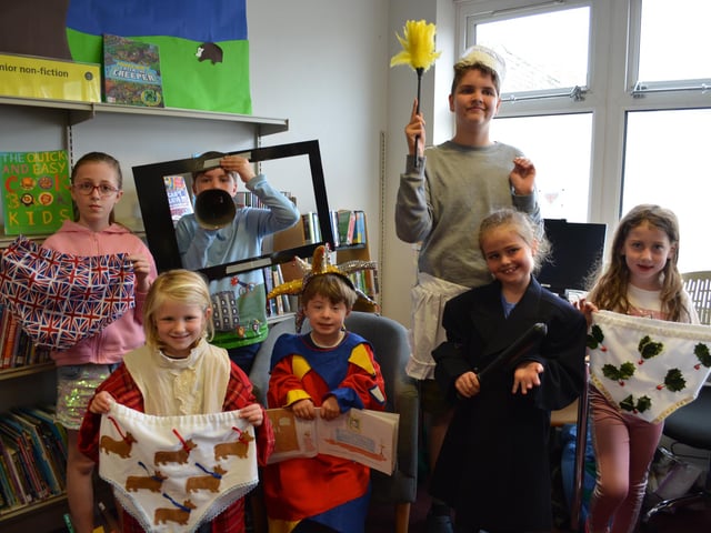 Acting out the story of The Queen's Knickers