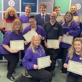 Downton Boston celebrating more than 230 years' service at its latest Long Service Awards.
