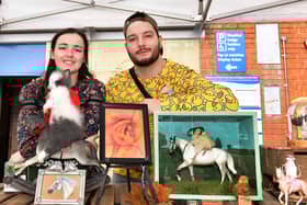 ‘Miss Quirky-dermy’ Chloe Lee and husband James Lee. Photos: Mick Fox