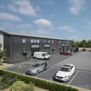 CGI of new business units planned at Stirlin Innovation Park