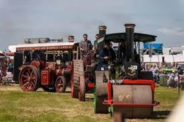 The popular Carrington steam engine rally takes place on Sunday and Bank Holiday Monday.