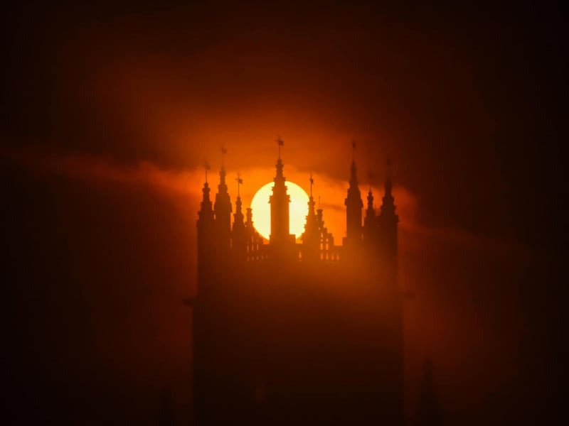 One of the test photographs Christiaan took the day before the eclipse.